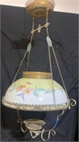 Antique Chandelier Oil Lamp
