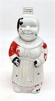 Painted Milk Glass African American Mammy Bottle