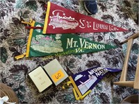Vintage Pennants and Easter Star