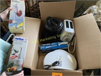Box of Small Electric Kitchen Appliances