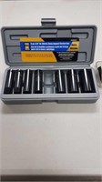 2- Socket Sets.  1 socket in one case.