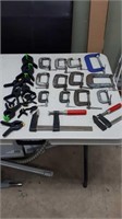 1- Assortment of Clamps.