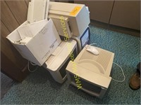 3 Box TVS, 1 Computer, 2 Monitors,