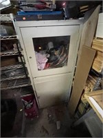 Locking Cabinet and Contents