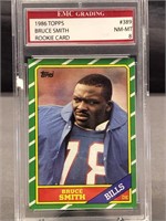 1986 BRUCE SMITH ROOKIE CARD NM MT 8