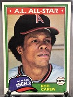 ROD CAREW 1981 TOPPS