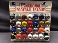 1980 NFL MINI HELMETS ON OFFICIAL BOARD. ALL 28