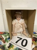 Shirley Temple doll - porcelain