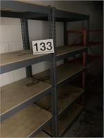 Metal Frame w/wood shelves (3)