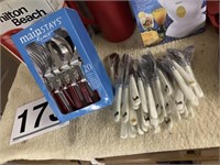 Silverware sets, Coffee maker Oster Juicer Misc.