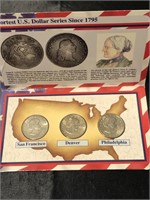 1979 Susan B Anthony dollar coin set