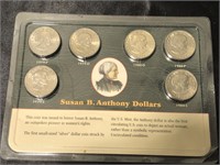 6- Susan B Anthony dollars