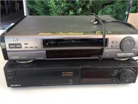 JVC VCR. Sony VCR