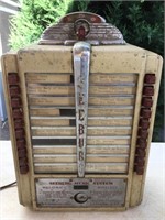 Antique Seeburg music system. 13” tall x 8.25”