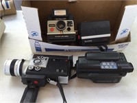 Vintage video cameras and cameras