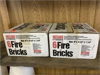 2 boxes of fire bricks