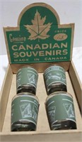 Niagara Falls, Canadian souvenir shot glasses in