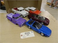 5 Model Trucks and Cars