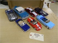 7 Model Cars (Various Sizes)