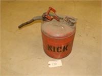 Antique Gas Can with Hose