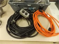 Tool Box and Electrical Cords