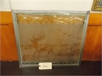 Glass Panel with Etched Design