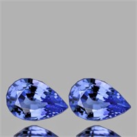 Natural Ceylon Blue Sapphire Pair {Flawless-VVS}