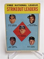 1963 Topps Baseball Sandy Koufax & Bob Gibson #9