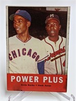 1963 Topps Baseball Ernie Banks & Hank Aaron #242