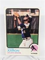 1973 Topps Baseball - Hank Aaron #100
