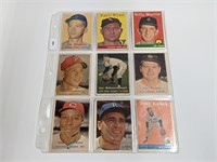 1957 - 58 Topps Baseball Cards