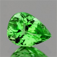 Natural Green Tsavorite Garnet 5x4 MM {Flawless-VV