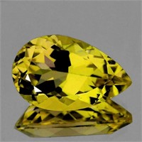 Natural Golden Yellow Beryl (Heliodoor) 12x8 MM -