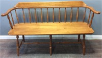 VINTAGE HARDWOOD BENCH