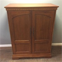 HOOKE FURNITURE CHERRY ENTERTAINMENT CENTER