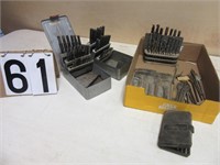 Large quantity drill & paddle bits