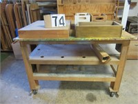 Homemade work bench & boxes