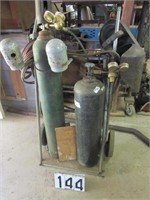 Oxyacetylene torch set