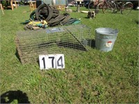 Havahart animal trap & bucket