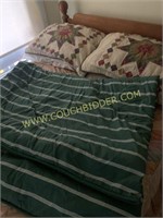 JCPenney Comforter w/ quilted shams etc