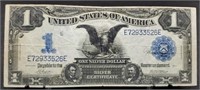 1899 One Dollar Black Eagle Note, F