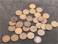 (31) Indian Head Cents 1879 thru 1909