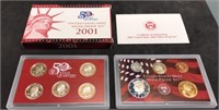 2001 Ten Coin Silver Proof Set