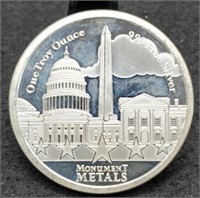 1 Troy oz. Silver Round by Momument Metals