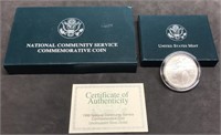 1996-S National Community Service Silver Dollar