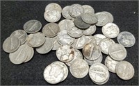 (47) Mercury Silver Dimes