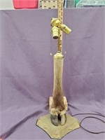 One of a Kind Cow Foot Lamp