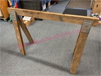 wooden saw horse (33in tall x 48in long)