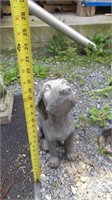 22" Dog Statue, Resin Type Material