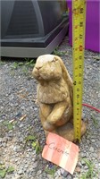 16" Concrete Rabbit Statue